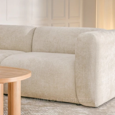 Dreisitzer-Sofa BIANCA - beige