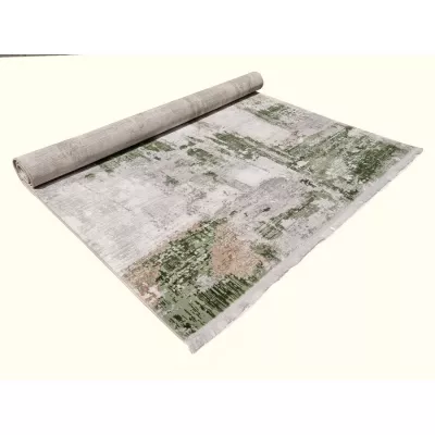 Rechteckiger Teppich 180x260 cm STEFANO - creme / grün