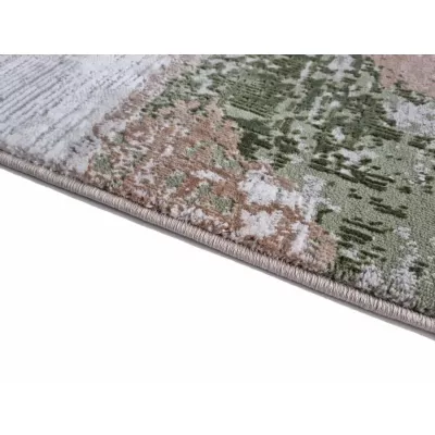 Rechteckiger Teppich 180x260 cm STEFANO - creme / grün