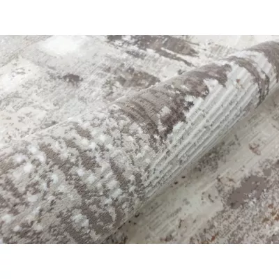 Rechteckiger Teppich 240x330 cm STEFANO abstrakt - beige/gold