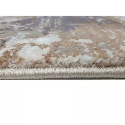 Rechteckiger Teppich 240x330 cm STEFANO abstrakt - beige/gold