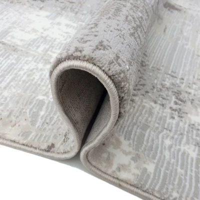Rechteckiger Teppich 240x330 cm STEFANO abstrakt - beige/gold