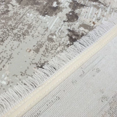 Rechteckiger Teppich 180x260 cm STEFANO abstrakt - beige / gold