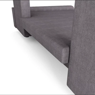 Ausziehbares Ecksofa OPHELIA – Aschegrau