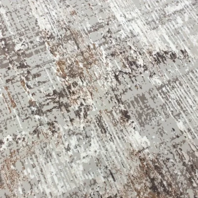 Rechteckiger Einzelteppich 140x190 cm STEFANO - beige / gold
