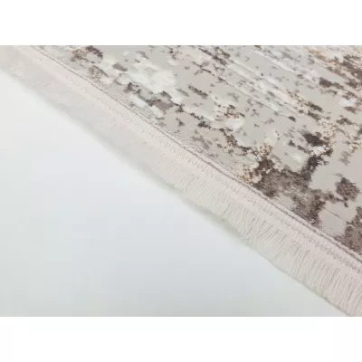Rechteckiger Einzelteppich 140x190 cm STEFANO - beige / gold