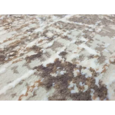 Rechteckiger Einzelteppich 80x150 cm STEFANO - beige / gold