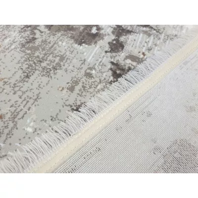Runder Teppich 100 cm STEFANO - beige / gold