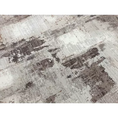Runder Teppich 100 cm STEFANO - beige / gold