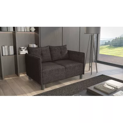 Zweisitzer-Sofa MAELLA – dunkelbraun