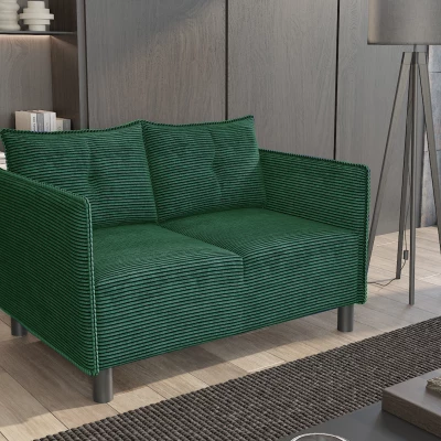 Zweisitzer-Sofa MAELLA – Dunkelgrün