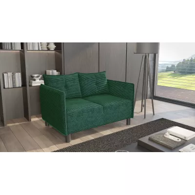 Zweisitzer-Sofa MAELLA – Dunkelgrün