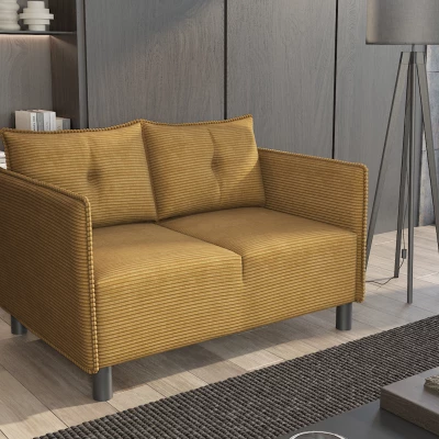 MAELLA Zweisitzer-Sofa - Senfgelb
