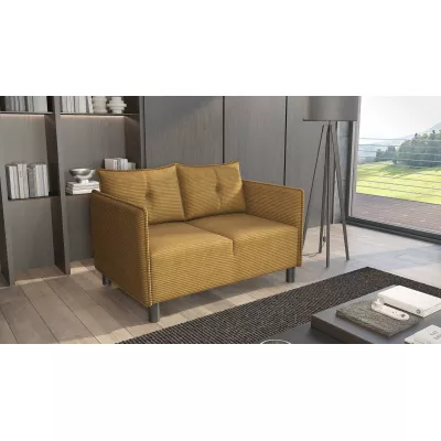 MAELLA Zweisitzer-Sofa - Senfgelb