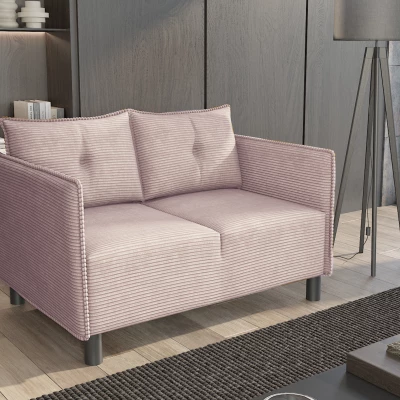 Zweisitzer-Sofa MAELLA – hellrosa