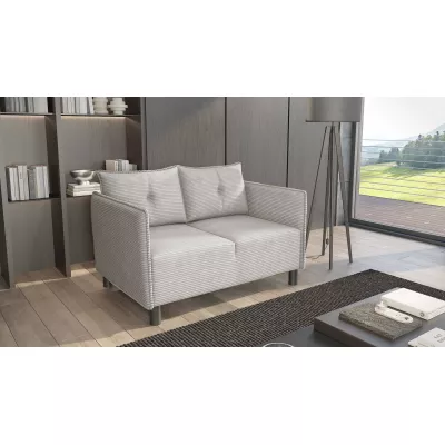 Zweisitzer-Sofa MAELLA – hellgrau