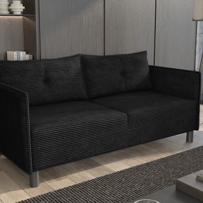 MAELLA Dreisitzer-Sofa - schwarz