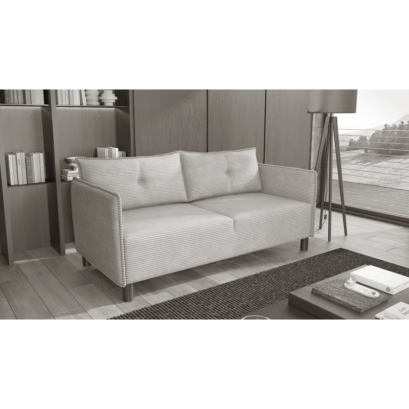 Dreisitzer-Sofa MAELLA - hellgrau