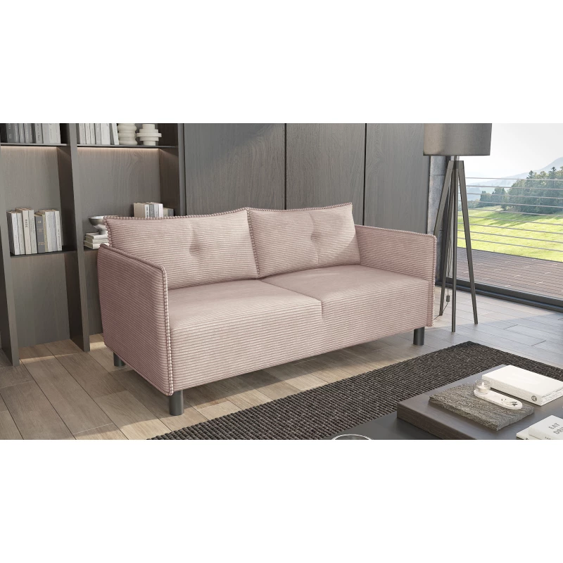 Dreisitzer-Sofa MAELLA – Hellrosa