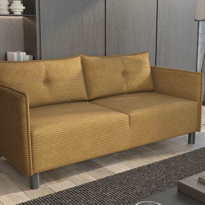 Dreisitzer-Sofa MAELLA - Senfgelb