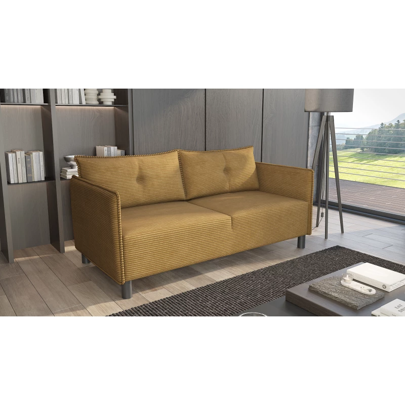 Dreisitzer-Sofa MAELLA - Senfgelb