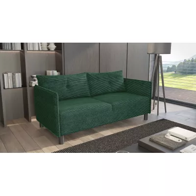 Dreisitzer-Sofa MAELLA - dunkelgrün