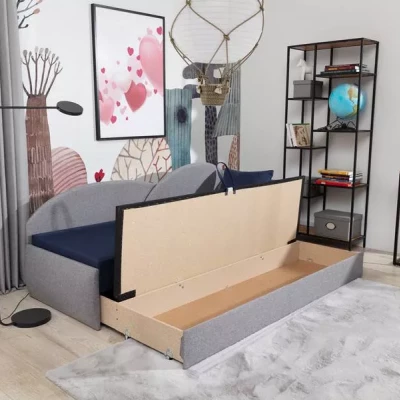 Kinderschlafsofa mit Stauraum ANGIE - grün