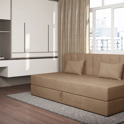 Tagesbett mit Stauraum 90x200 ALAMO 1 - beige