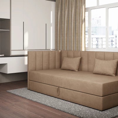 Tagesbett mit Stauraum 90x200 ALAMO 3 - beige
