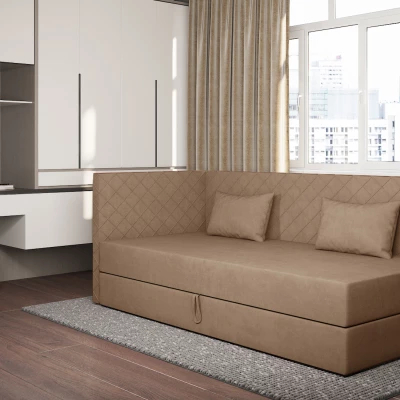 Tagesbett mit Stauraum 90x200 ALAMO 4 - beige