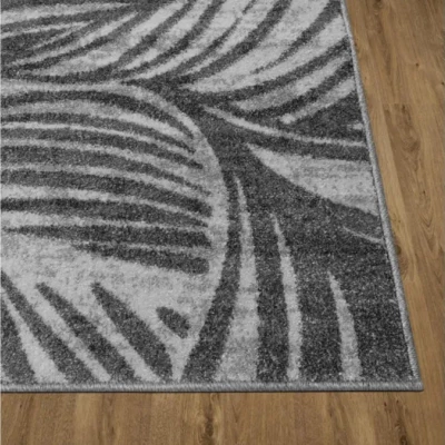 Moderner Teppich 240x330 cm ADALBERTO - grau