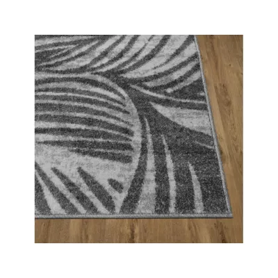 Moderner Teppich 240x330 cm ADALBERTO - grau