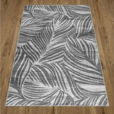 Moderner Teppich 200x290 cm ADALBERTO - grau