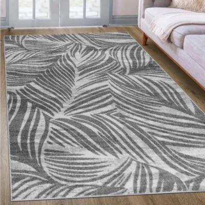 Moderner Teppich 200x290 cm ADALBERTO - grau