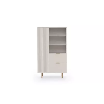 STELLA Schubladenregal - Kaschmir / Gold