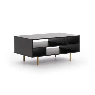 STELLA Couchtisch - schwarz / gold