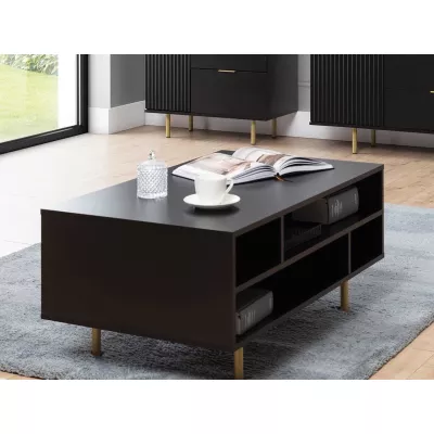 STELLA Couchtisch - schwarz / gold