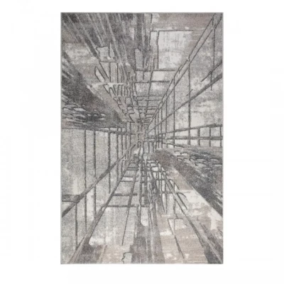 Abstrakter Stückteppich 200x290 cm ADALBERTO - beige