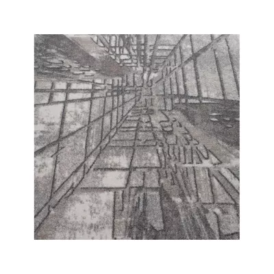 Abstrakter Stückteppich 200x290 cm ADALBERTO - beige
