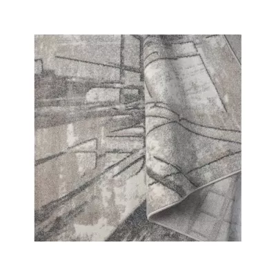 Abstrakter Stückteppich 200x290 cm ADALBERTO - beige