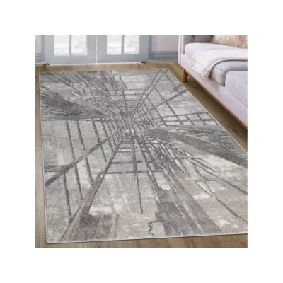Abstrakter Stückteppich 200x290 cm ADALBERTO - beige