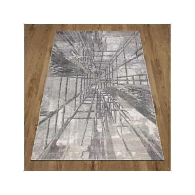 Abstrakter Stückteppich 200x290 cm ADALBERTO - beige