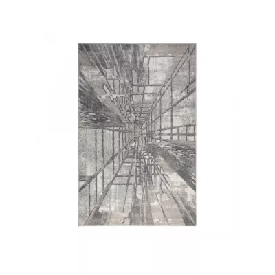 Abstrakter Stückteppich 160x220 cm ADALBERTO - beige