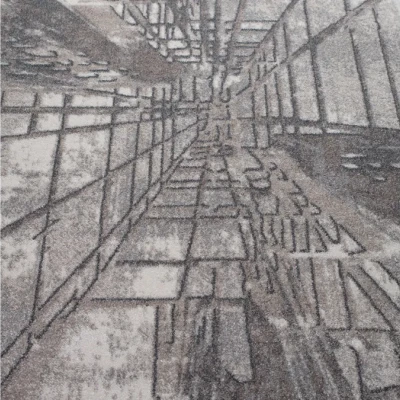Abstrakter Stückteppich 160x220 cm ADALBERTO - beige
