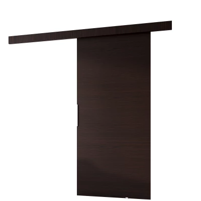Schiebetür an der Wand BARRET 1 - 76 cm, Wenge