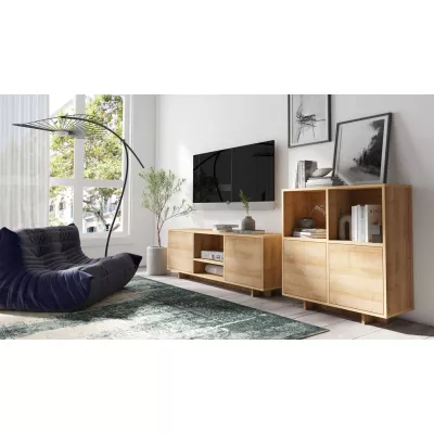 TV-Ständer CHASKA - Riviera-Eiche