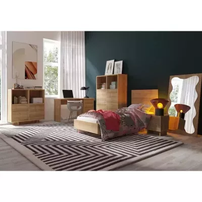 Doppelbett 160x200 CHASKA - Riviera-Eiche