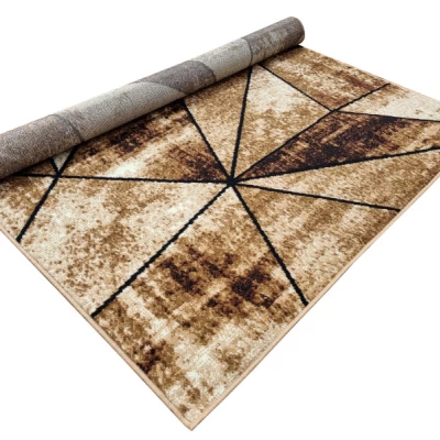 Geometrischer Stückteppich 50x90 cm LUKEN - beige