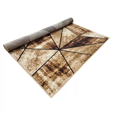 Geometrischer Stückteppich 50x90 cm LUKEN - beige