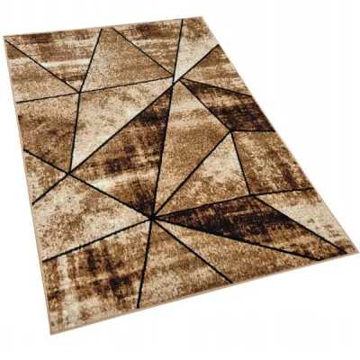 Geometrischer Stückteppich 50x90 cm LUKEN - beige